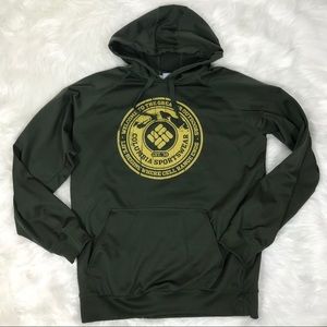 3/25🛍Columbia outdoors green hoodie L